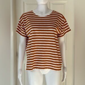 J.Crew Striped Crewneck Tee size Medium